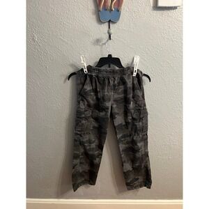Boy's black gray camo pants size 12 husky‎
